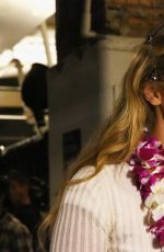 GIGI HADID on the Backstage of Anna Su Fashion Show in New York 09/16/2015