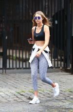 GIGI HADID Out and About in New York 09/04/2015