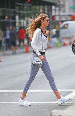 GIGI HADID Out and About in New York 09/04/2015