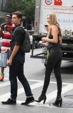 GIGI HADID Out and About in New York 09/09/2015