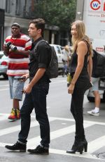 GIGI HADID Out and About in New York 09/09/2015