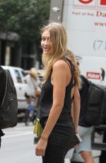 GIGI HADID Out and About in New York 09/09/2015