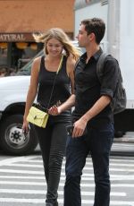 GIGI HADID Out and About in New York 09/09/2015