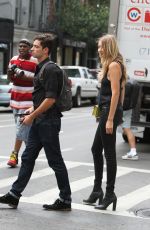 GIGI HADID Out and About in New York 09/09/2015