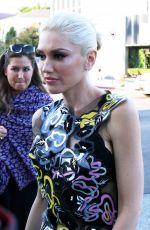 GWEN STEFANI Arrives at Cake Mix in Los Angeles 09/24/2015