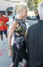 GWEN STEFANI Arrives at Cake Mix in Los Angeles 09/24/2015