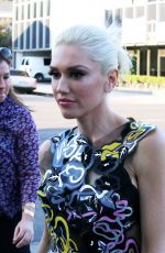 GWEN STEFANI Arrives at Cake Mix in Los Angeles 09/24/2015