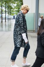 GWENDOLINE CHRISTIE at Heathrow Airport in London 09/22/2015