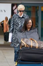 GWENDOLINE CHRISTIE at Heathrow Airport in London 09/22/2015