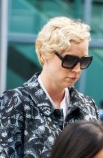 GWENDOLINE CHRISTIE at Heathrow Airport in London 09/22/2015