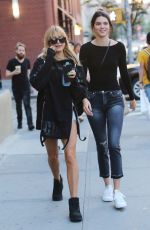 HAILEY BALDWIN and KENDALL JENNER Out and About in New York 08/31/2015