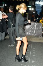 HAILEY BALDWIN Leaves Her Hotel in New York 09/13/2015