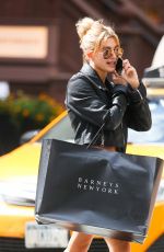 HAILEY BALDWIN Out Shopping in New York 09/11/2015