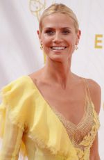 HEIDI KLUM at 2015 Emmy Awards in Los Angeles 09/20/2015