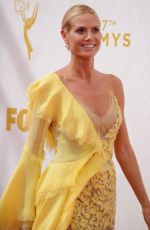 HEIDI KLUM at 2015 Emmy Awards in Los Angeles 09/20/2015