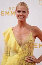 HEIDI KLUM at 2015 Emmy Awards in Los Angeles 09/20/2015