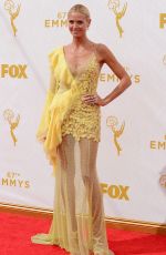 HEIDI KLUM at 2015 Emmy Awards in Los Angeles 09/20/2015