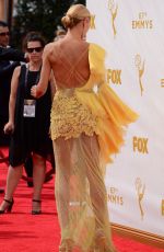 HEIDI KLUM at 2015 Emmy Awards in Los Angeles 09/20/2015