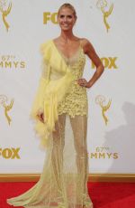 HEIDI KLUM at 2015 Emmy Awards in Los Angeles 09/20/2015