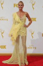 HEIDI KLUM at 2015 Emmy Awards in Los Angeles 09/20/2015