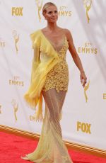 HEIDI KLUM at 2015 Emmy Awards in Los Angeles 09/20/2015