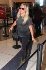 HILARY DUFF Arrives at Los Angeles International Airport 09/08/2015