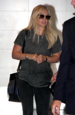 HILARY DUFF Arrives at Los Angeles International Airport 09/08/2015