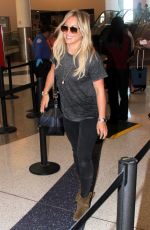HILARY DUFF Arrives at Los Angeles International Airport 09/08/2015