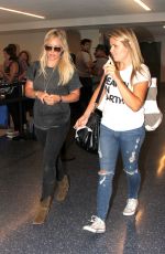 HILARY DUFF Arrives at Los Angeles International Airport 09/08/2015