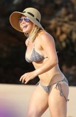 HILARY DUFF in Bikini at a Beach in Hawaii 09/04/2015