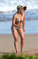 HILARY DUFF in Bikini at a Beach in Hawaii 09/04/2015