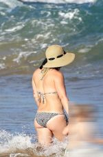 HILARY DUFF in Bikini at a Beach in Hawaii 09/04/2015