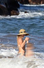 HILARY DUFF in Bikini at a Beach in Hawaii 09/04/2015