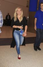 HILARY DUFF in Jeans at Los Angeles international Airport 09/16/2015