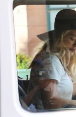 HILARY DUFF Leaves a Doctor
