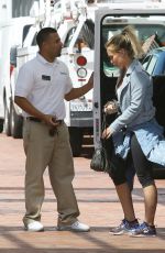HILARY DUFF Out and About in Beverly Hills 09/17/2015