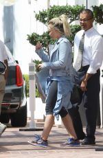 HILARY DUFF Out and About in Beverly Hills 09/17/2015