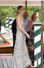 HILARY RHODA Arrives at Excelsior Hotel in Venice 09/03/2015