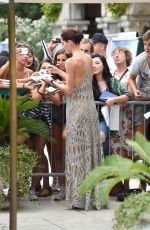 HILARY RHODA Arrives at Excelsior Hotel in Venice 09/03/2015