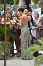 HILARY RHODA Arrives at Excelsior Hotel in Venice 09/03/2015