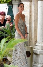 HILARY RHODA Arrives at Excelsior Hotel in Venice 09/03/2015