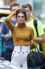 KENDALL JENNER Out and About in New York 09/10/2015