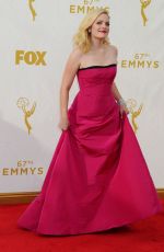 ELISABETH MOSS at 2015 Emmy Awards in Los Angeles 09/20/2015