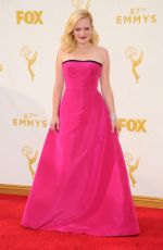 ELISABETH MOSS at 2015 Emmy Awards in Los Angeles 09/20/2015
