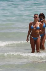 DEVIN BRUGMAN and NATASHA OAKLEY in Bikinis at a Beach in Miami 09/10/2015