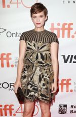 KATE MARA at The Martian Premiere at 2015 Toronto International Film Festival 09/11/2015
