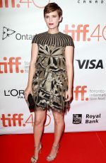 KATE MARA at The Martian Premiere at 2015 Toronto International Film Festival 09/11/2015
