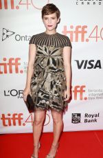 KATE MARA at The Martian Premiere at 2015 Toronto International Film Festival 09/11/2015