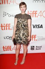 KATE MARA at The Martian Premiere at 2015 Toronto International Film Festival 09/11/2015