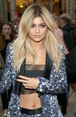 KYLIE JENNER at Prabal Gurung Fashion Show in New York 09/13/2015
